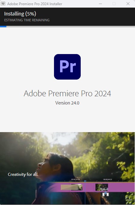 Hướng dẫn cài đặt Adobe Premiere Pro 2024