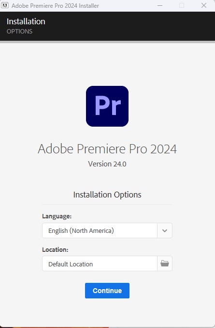 Hướng dẫn cài đặt Adobe Premiere Pro 2024