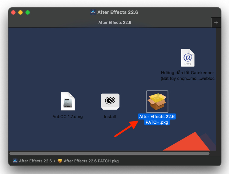 Hướng dẫn cài đặt After Effects 2022 trên MacOS