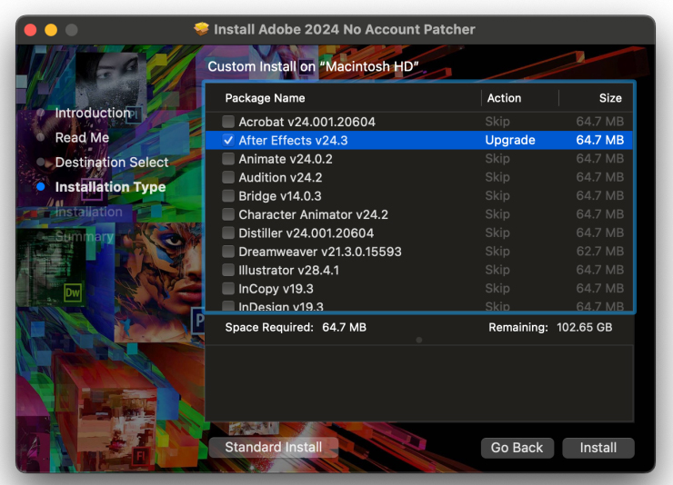 Hướng dẫn cài đặt After Effects 2024 trên MacBook