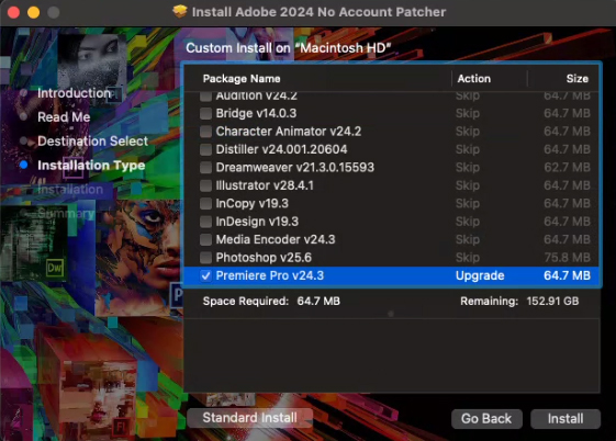 Hướng dẫn cài đặt Premiere Pro 2024 trên MacOS