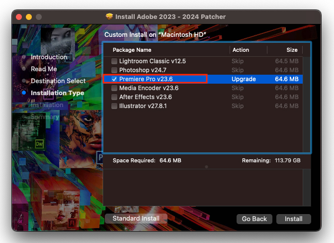 Hướng dẫn cài đặt Premiere Pro 2023 trên MacOS