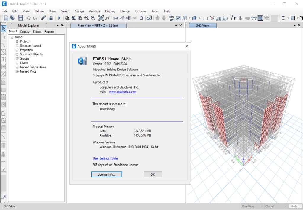 Download CSI ETABS Ultimate 2021