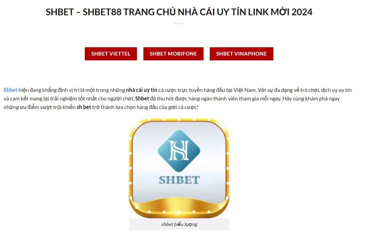 SHBET88 - Nhà Cái Uy Tín Hàng Đầu