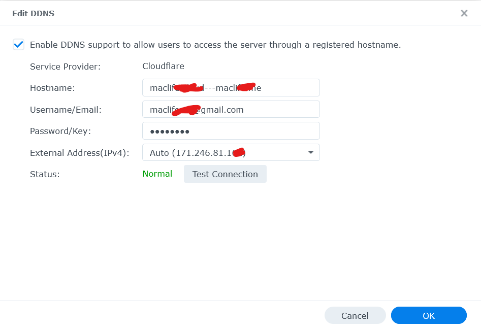 Các bước tạo tên miền truy cập NAS bằng DDNS của Cloudflare