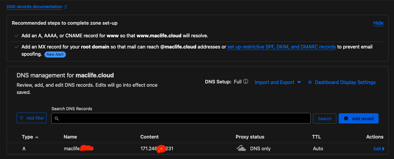 Các bước tạo tên miền truy cập NAS bằng DDNS của Cloudflare