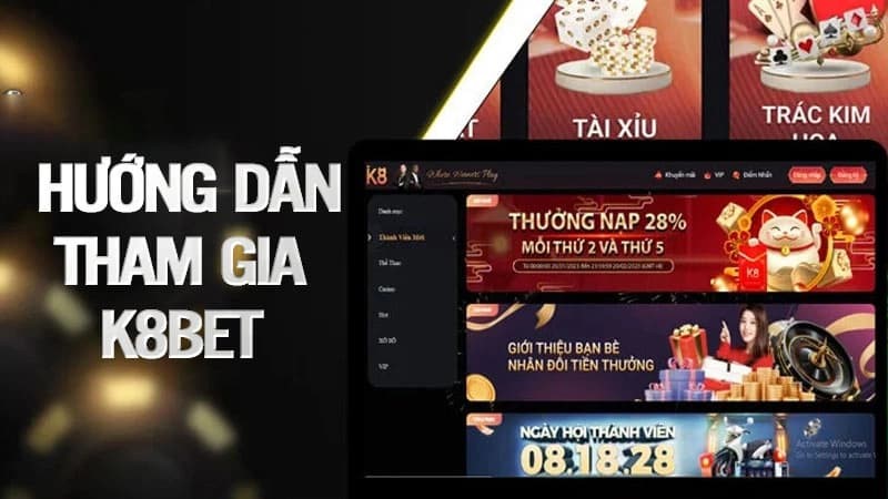 Hướng dẫn chi tiết cách đăng nhập K8BET cho người mới