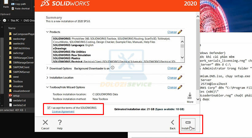 cai-dat-solidworks-12 Hướng dẫn cài đặt SolidWorks 2020